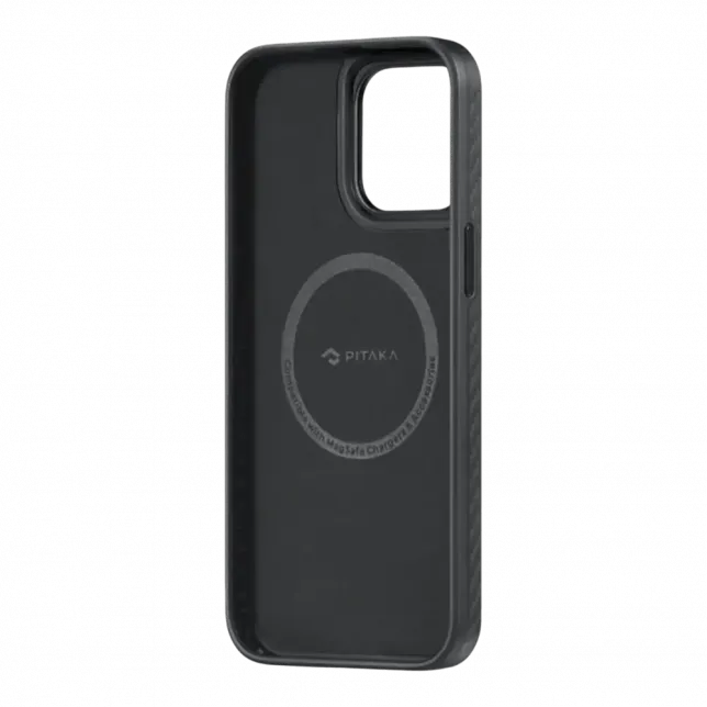 Чохол Pitaka MagEZ Case Pro 4 Twill 1500D for iPhone 15 Pro Black/Grey