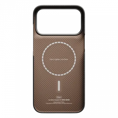 Чохол Pitaka Edge Ultra-Slim Argyle для iPhone 18 Pro/17 Pro Lava Black