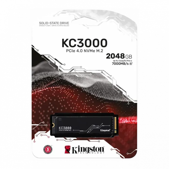 Накопичувач SSD Kingston M.2 2TB PCIe 4.0 KC3000