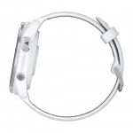 Смарт-годинник Garmin Forerunner 965 Titanium Bezel з Whitestone корпусом та Whitestone/Powder Grey силіконовим ремінцем