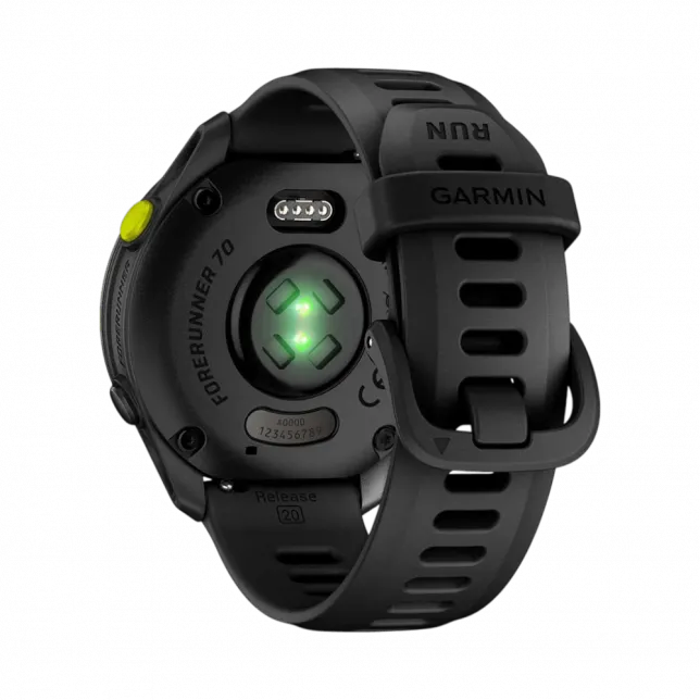 Смарт-годинник Garmin Forerunner 70 Black з чорним ремінцем