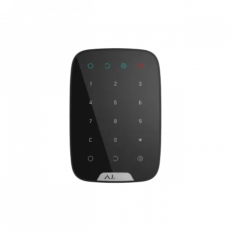 Бездротова сенсорна клавіатура Ajax KeyPad, jeweller, бездротовий, чорний