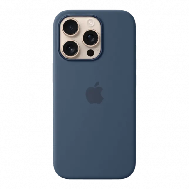 Чохол Apple Silicone Case with Magsafe для iPhone 16 Pro (Denim)