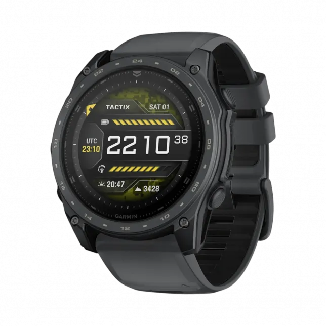 Смарт-годинник Garmin Tactix 8 51 мм AMOLED, Cerakote Coating З балістичним калькулятором Applied Ballistics Ultralight, з покриттям Slate Grey темно-сірий Cerakote