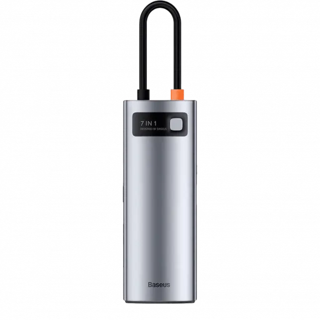 Перехідник Baseus HUB 7-in-1 Space Gray