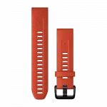 Ремінець QuickFit 20 мм, Flame Red червоний силіконовий