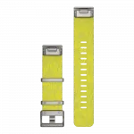 Ремінець QuickFit 22 мм, Yellow/Green жовтий/зелений жакардовий нейлоновий