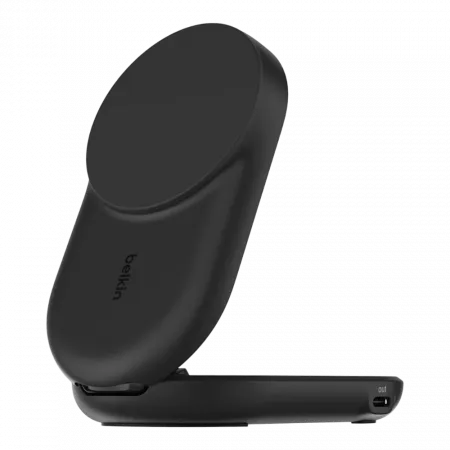 Зарядний пристрій бездротовий Belkin UltraCharge 2в1 Foldable Magnetic Charging 25W, Black