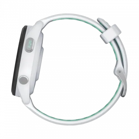 Смарт-годинник Garmin Forerunner 265S з Whitestone корпусом та Whitestone/Neo Tropic білим силіконовим ремінцем