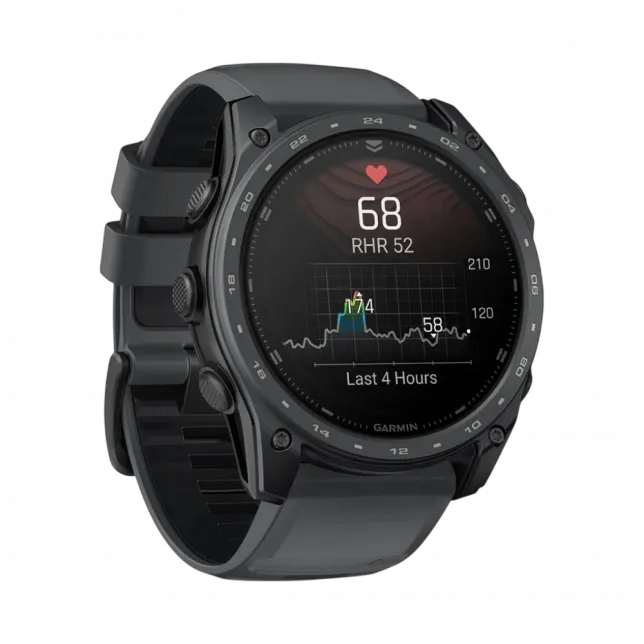Смарт-годинник Garmin Tactix 8 51 мм AMOLED, Cerakote Coating З балістичним калькулятором Applied Ballistics Ultralight, з покриттям Slate Grey темно-сірий Cerakote
