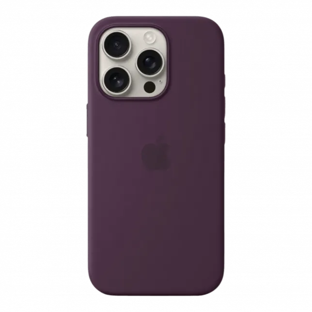 Чохол Apple Silicone Case with Magsafe для iPhone 16 Pro Max (Plum)