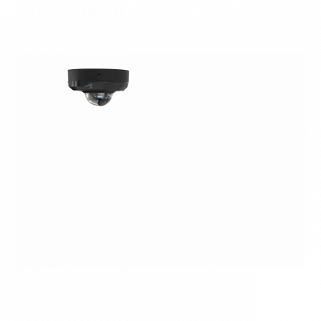 IP-Камера дротова Ajax DomeCam Mini HL black, 5мп, 2.8мм, гібридне підсвічування IR 15м, білий Led 15м, Poe, True WDR, IP 65, ІЧ 15м, аудіо, кут огляду 100° до 110°, міні купольна, чорна