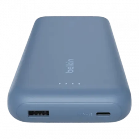 Повербанк Belkin 20000mAh 30W 2xUSB-C/1xUSB-A з інтегрованим кабелем USB-C Blue