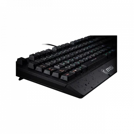 Клавіатура мембранна MSI Vigor GK20 UA 104key, USB-A, EN/UKR/RU, ColorLED, чорний