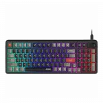 Клавіатура мембранна MSI FORGE GK110 UA 98key, USB-A, EN/UKR/RU, LED, чорний