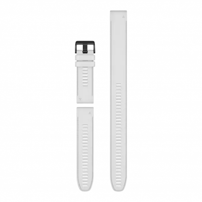 Ремінець QuickFit 26 мм, White білий силіконовий (комплект з трьох частин)