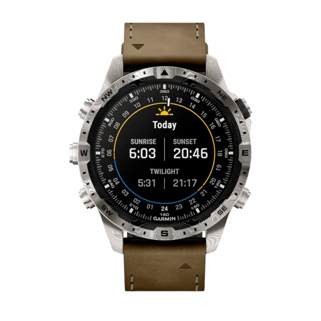 Смарт-годинник Garmin MARQ Adventurer (Gen 2) Damascus Steel Edition