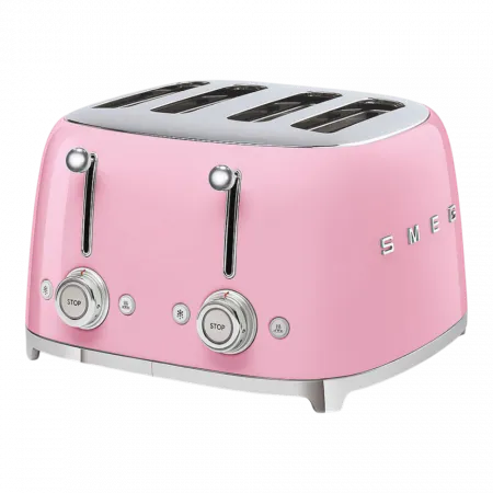 Тостер Smeg на 4 скибочки (Pink)