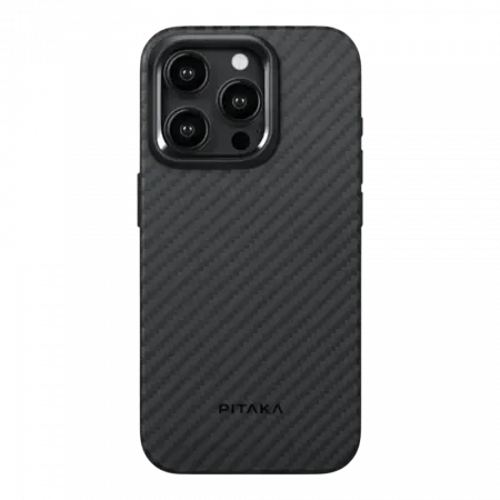 Чохол Pitaka MagEZ Case Pro 4 Twill 1500D for iPhone 15 Pro Black/Grey