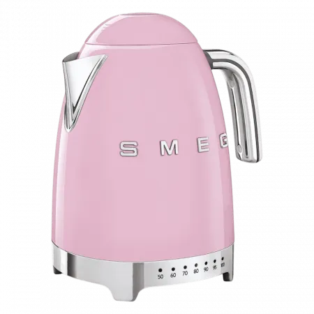 Чайник електричний з регулятором температури Smeg (Pink)