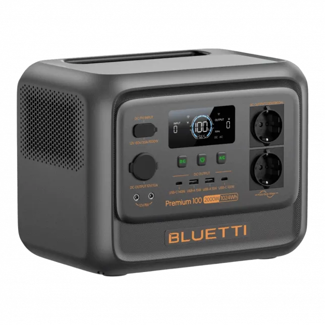 Зарядна станція Bluetti Premium 100 V2 2000Вт 1024 Втч LiFePO4