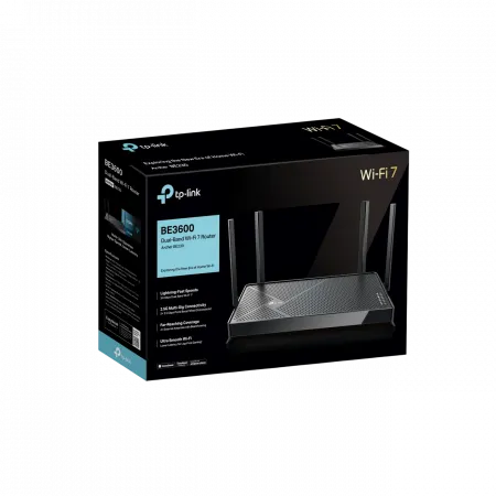 Маршрутизатор TP-LINK Archer BE230 BE3600, 3xGE LAN, 2.5xGE LAN, 2.5xGE WAN, 1xUSB3.0 MESH