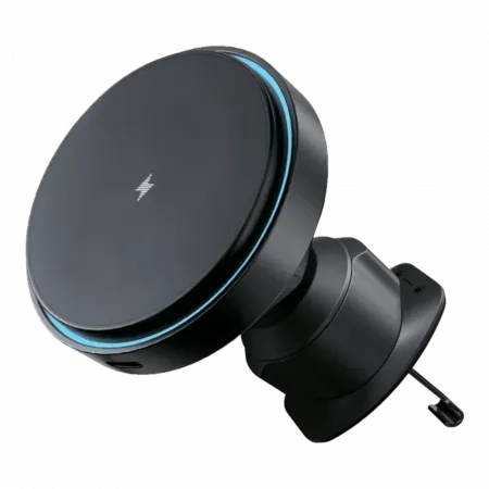 Автотримач з бездротовою зарядкою Proove Light Circle 15W black