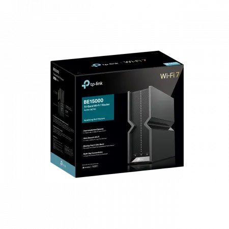 Маршрутизатор TP-LINK Archer BE700 BE15000, 3xGE LAN, 1x2.5GE LAN, 1x10GE WAN, 1xUSB3.0 MESH