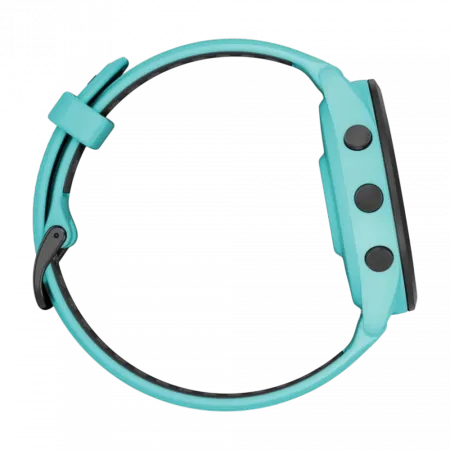 Смарт-годинник Garmin Forerunner 265 з Aqua корпусом та Aqua/Black бірюзовим силіконовим ремінцем
