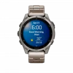 Смарт-годинник Garmin Fenix 8 47мм, AMOLED Sapphire, Titanium з титановим браслетом