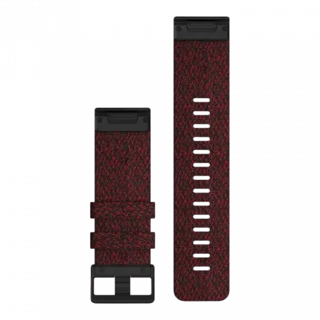 Ремінець QuickFit 26 мм, Heathered Red червоний нейлоновий