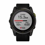 Смарт-годинник Garmin Enduro 3 51 мм з чорним нейлоновим ремінцем UltraFit
