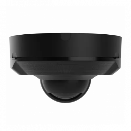 IP-Камера дротова Ajax DomeCam Mini HL black, 5мп, 2.8мм, гібридне підсвічування IR 15м, білий Led 15м, Poe, True WDR, IP 65, ІЧ 15м, аудіо, кут огляду 100° до 110°, міні купольна, чорна