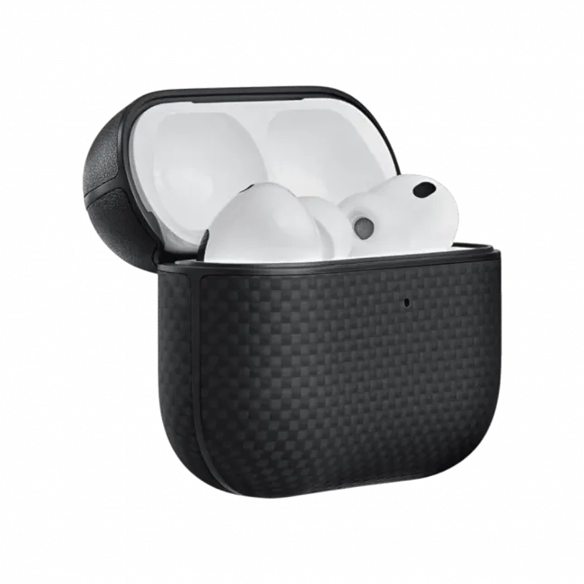 Магнітний чохол Pitaka Aramid Fiber Magnetic Case Sunset для AirPods Pro 3 Plain Black/Grey