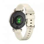 Смарт-годинник Garmin Lily 2 Sport Cream Gold з Coconut світло-бежевим силіконовим ремінцем