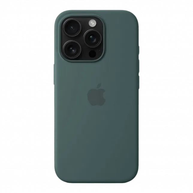 Чохол Apple Silicone Case with Magsafe для iPhone 16 Pro Max (Lake Green)