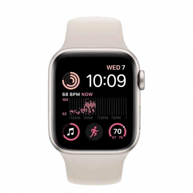 б/у Apple Watch SE 2 GPS 40mm Starlight Aluminum Case with Starlight Sport Band