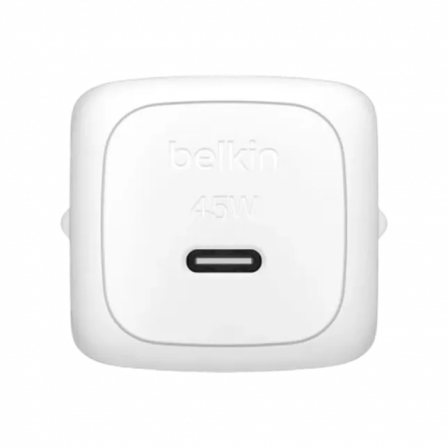 Зарядний пристрій Belkin 45W USB-C PD PPS White