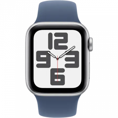 б/у Apple Watch SE 2 GPS 40mm Silver Aluminum Case with Storm Blue Sport Band - S/M 2023