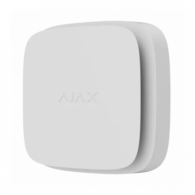 Датчик диму та температури Ajax FireProtect 2 SB Heat Smoke Jeweler, незмінна батарея, бездротовий, білий