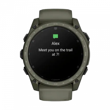 Смарт-годинник Garmin Tactix 8 51 мм AMOLED, Cerakote Coating З балістичним калькулятором Applied Ballistics Ultralight, з покриттям Olive Drab хакі Cerakote