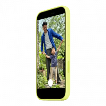 Чохол Apple Silicone Case with Magsafe для iPhone 17 (Neon Yellow)