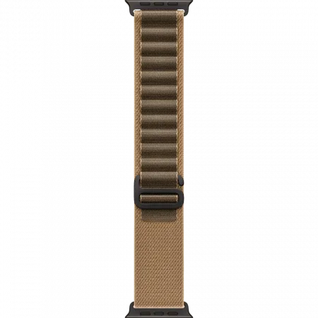 Apple Watch Ultra 4 GPS + LTE 49mm Black Titanium Case with Desert Alpine Loop - Medium (MJCT4+MKF44)