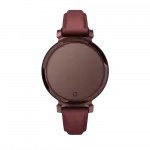 Смарт-годинник Garmin Lily 2 Classic Dark Bronze з Mulberry бордовим шкіряним ремінцем