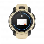 Смарт-годинник Garmin Instinct 3 45 мм, AMOLED Citrine бежевий з Citrine бежевим силіконовим ремінцем