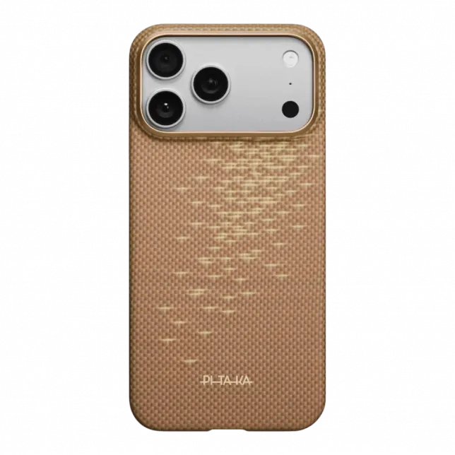 Чохол Pitaka Ultra-Slim для iPhone 17 Pro Golden Glint