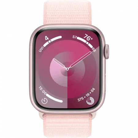 б/у Apple Watch Series 9 GPS 41mm Pink Aluminum Case with Light Pink Sport Loop