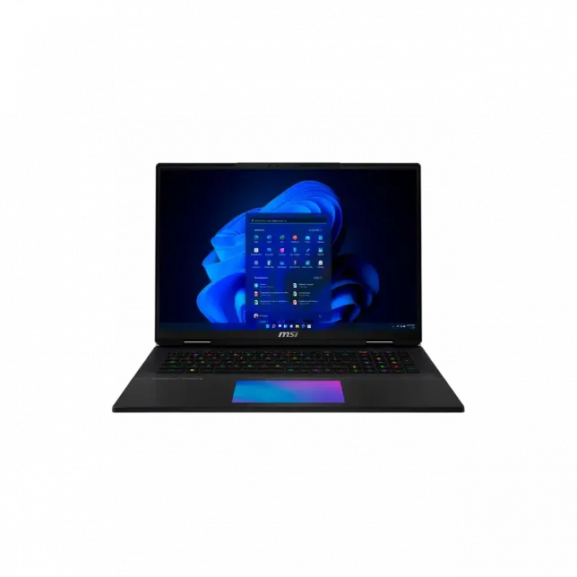 Ноутбук MSI Titan 18 HX AI A2XWIG-269UA 18" UHD+, Intel U9-285HX, 64GB, F4TB, NVD5080-16, W11P, чорний