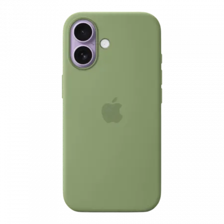 Чохол Apple Silicone Case with Magsafe для iPhone 17 (Light Moss)