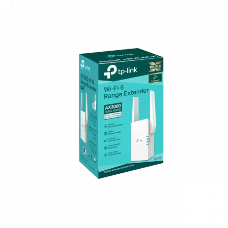 Розширювач покриття WiFi TP-LINK RE705X AX3000, 1хGE, MESH